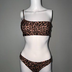 LOVERS + FRIENDS cheetah bikini